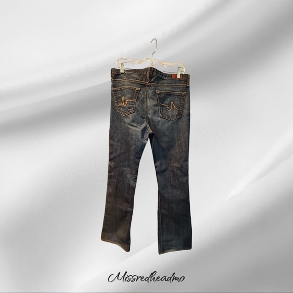 Ag Adriano Goldschmied Blue Bootcut Jeans Vintage Wash - Picture 3 of 6